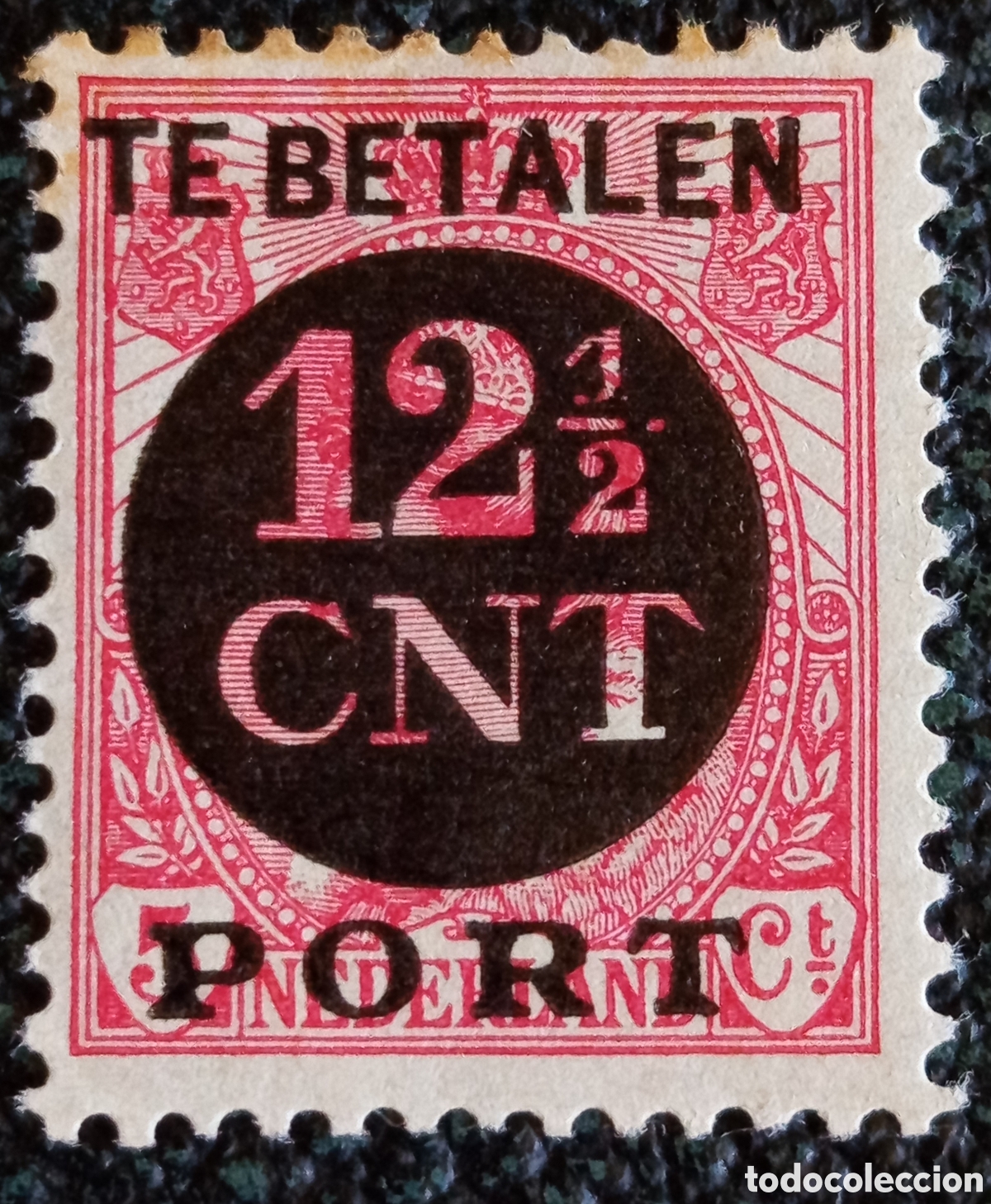 Sellos: Sello Holanda Pa&iacute;ses Bajos 1924 Tasa 12,5 C&eacute;ntimos Carm&iacute;n MNH NVPH P68