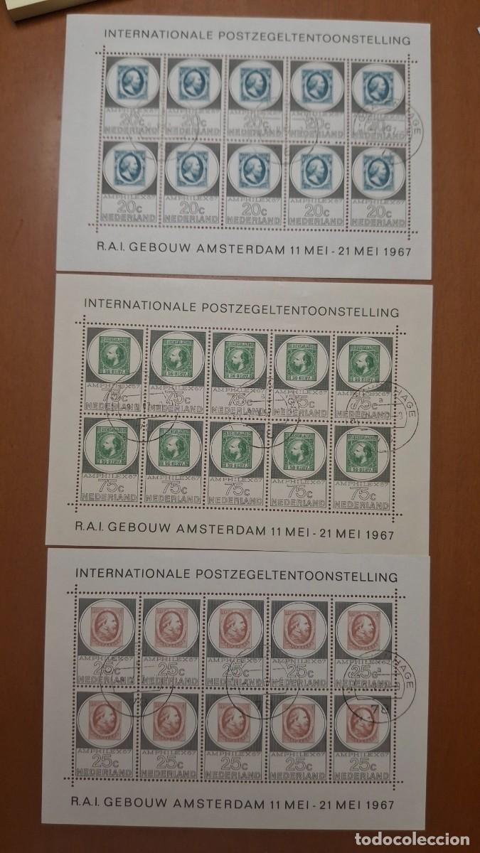 Timbres: HB23 HOJITAS BLOQUE de PAISES BAJOS en usado ideal para tematicas (leer descripcion)