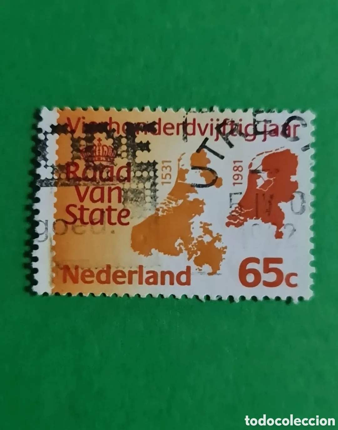 Sellos: HOLANDA / Lote 9 sellos / Varios. - Foto 4