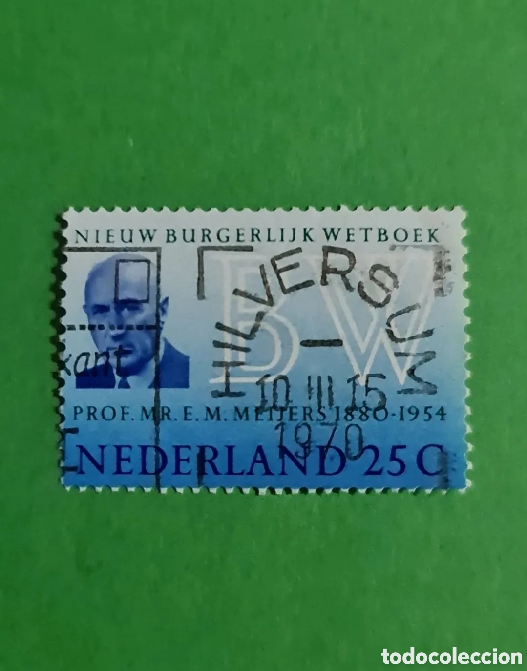 Sellos: HOLANDA / Lote 9 sellos / Varios. - Foto 6