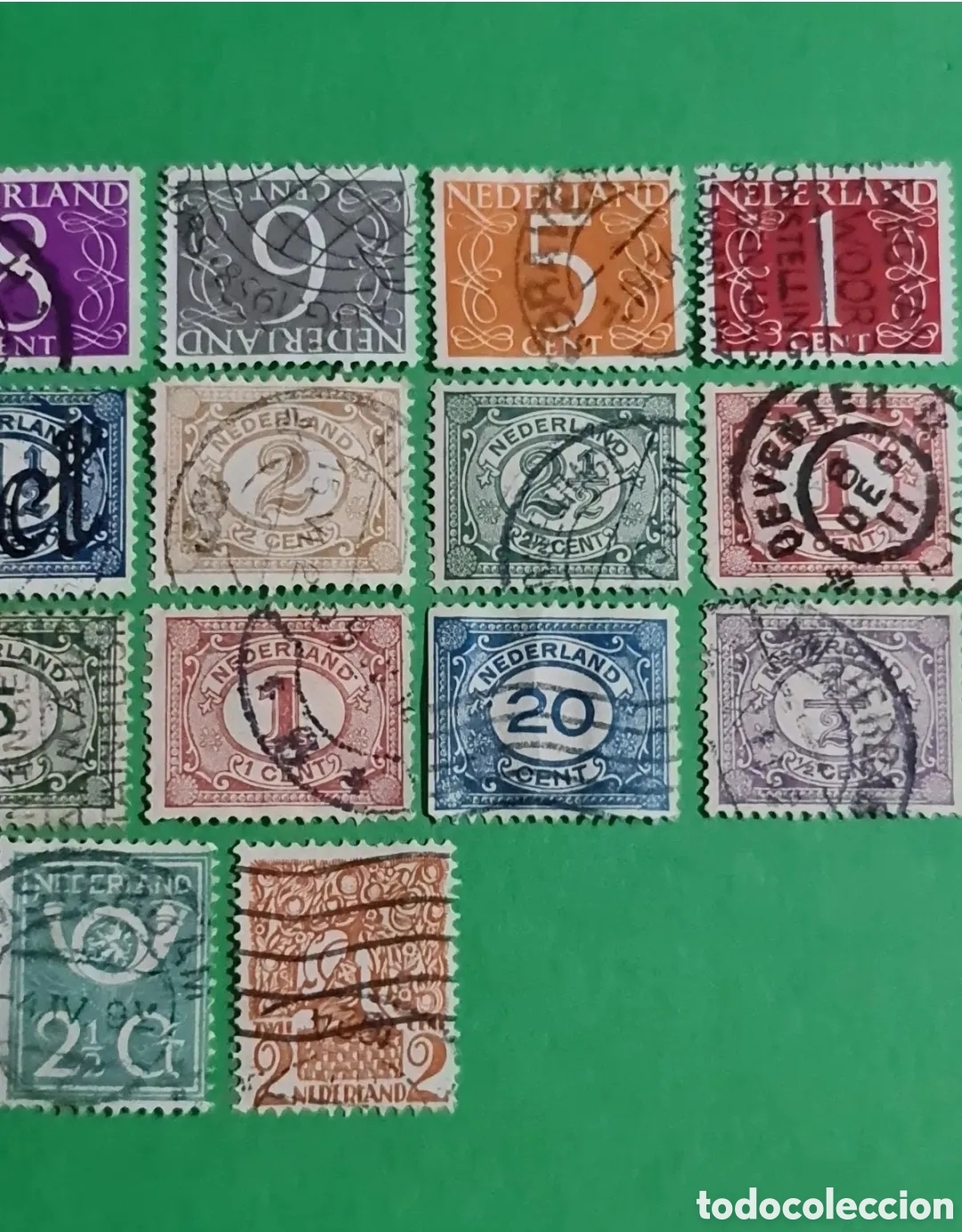 Sellos: HOLANDA ( 1946) / Lote de 17 sellos. - Foto 4