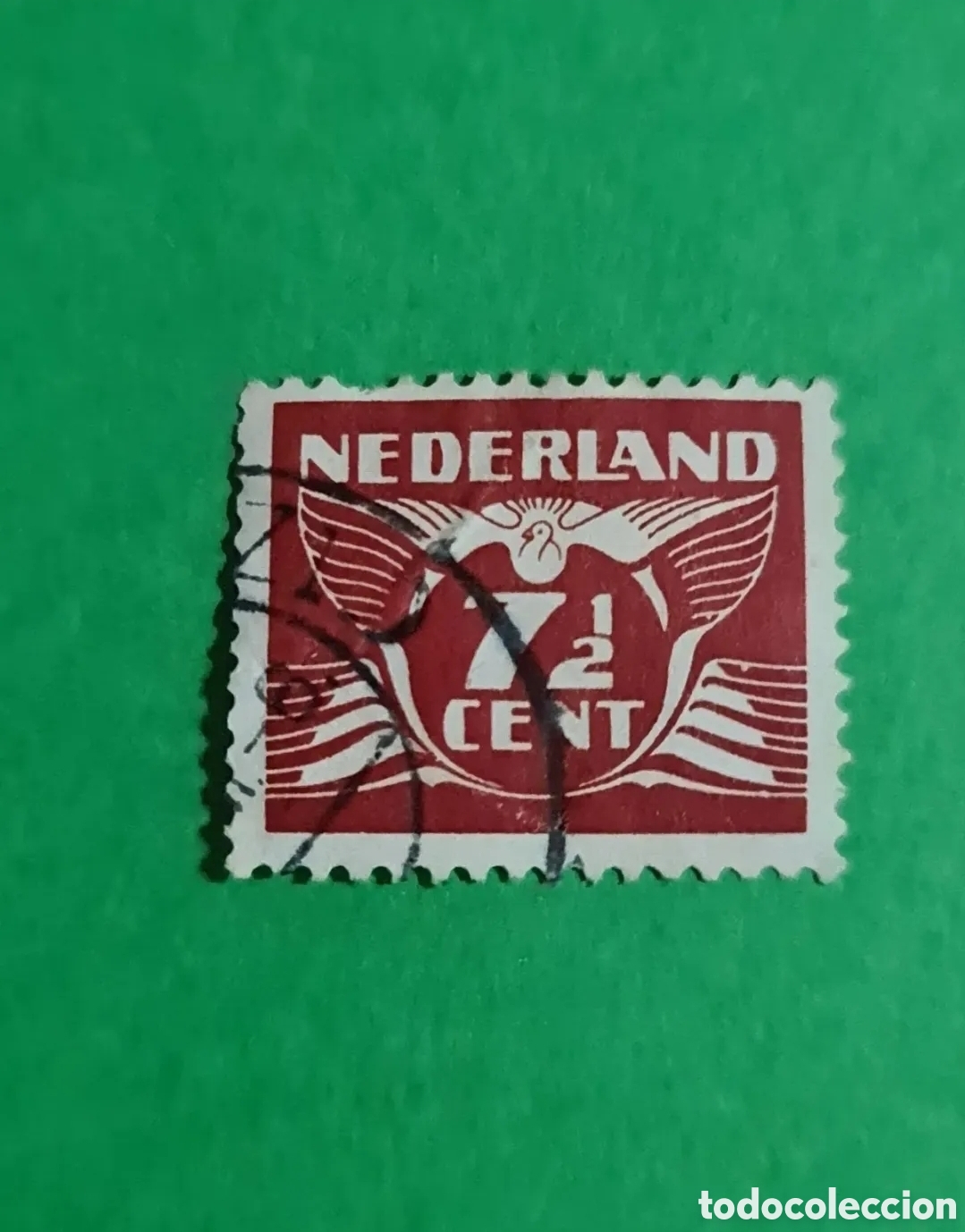 Sellos: HOLANDA : lote 3 sellos n&uacute;meros. - Foto 4