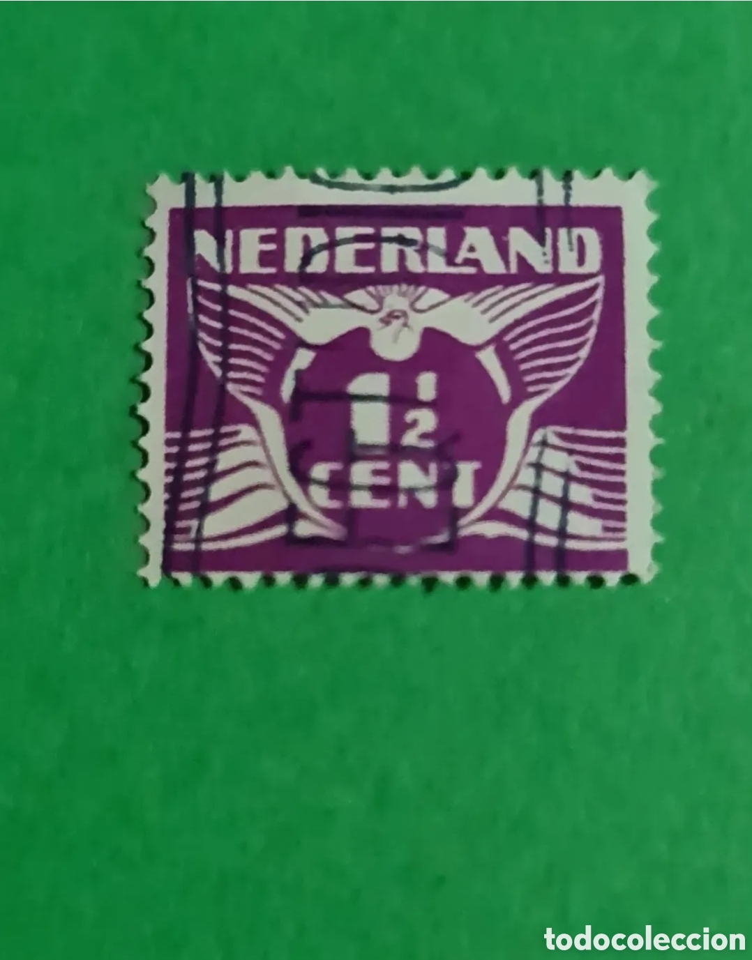 Sellos: HOLANDA : lote 3 sellos n&uacute;meros. - Foto 5