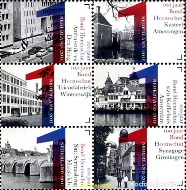 Sellos: 269259 MNH HOLANDA 2011 CENTENARIO DE LA ASOCIACION PARA LA HERENCIA CULTURAL DE HEEMSCHUT