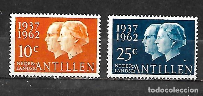 Sellos: 1962: Antillas holandesas Serie &rdquo;Boda de plata de la reina Juliana y el pr&iacute;ncipe Bernhard&rdquo; (MNH**