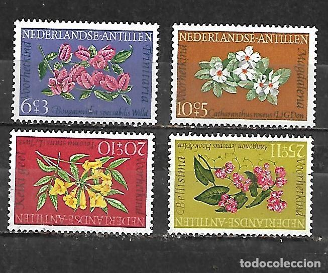 Sellos: 1964: Antillas holandesas Serie &rdquo;Pro infancia. Flores&rdquo; (MNH**)