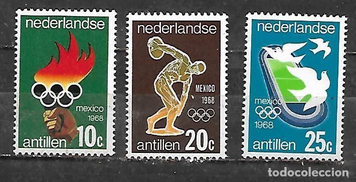 Sellos: 1968: Antillas holandesas Serie &rdquo;Juegos Ol&iacute;mpicos. M&eacute;xico DF&rdquo; (MNH**)