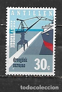 Sellos: 1972: Antillas holandesas Inauguraci&oacute;n de la cala seca del puerto de Willemstad, Cura&ccedil;ao (MNH**)