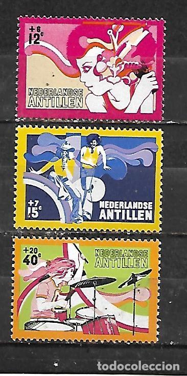Sellos: 1974: Antillas holandesas Serie &rdquo;Bienestar cultural y social&rdquo; (MNH**)