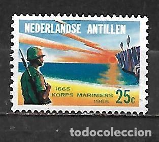 Sellos: 1965: Antillas Holandesas III Centenario de los cuerpos de marina holandeses (MNH**)