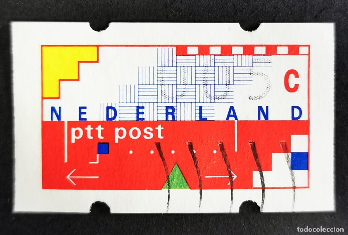 Sellos: Sello Pa&iacute;ses Bajos 1989, Sello de cajero autom&aacute;tico Klussendorf, 5 c. o: NVP:NL AU1
