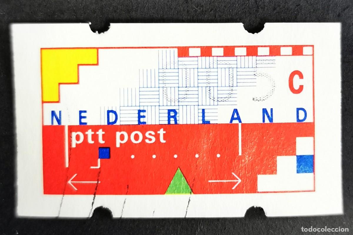 Sellos: Sello Pa&iacute;ses Bajos 1989, Sello de cajero autom&aacute;tico Klussendorf, 5 c. o: NVP:NL AU1