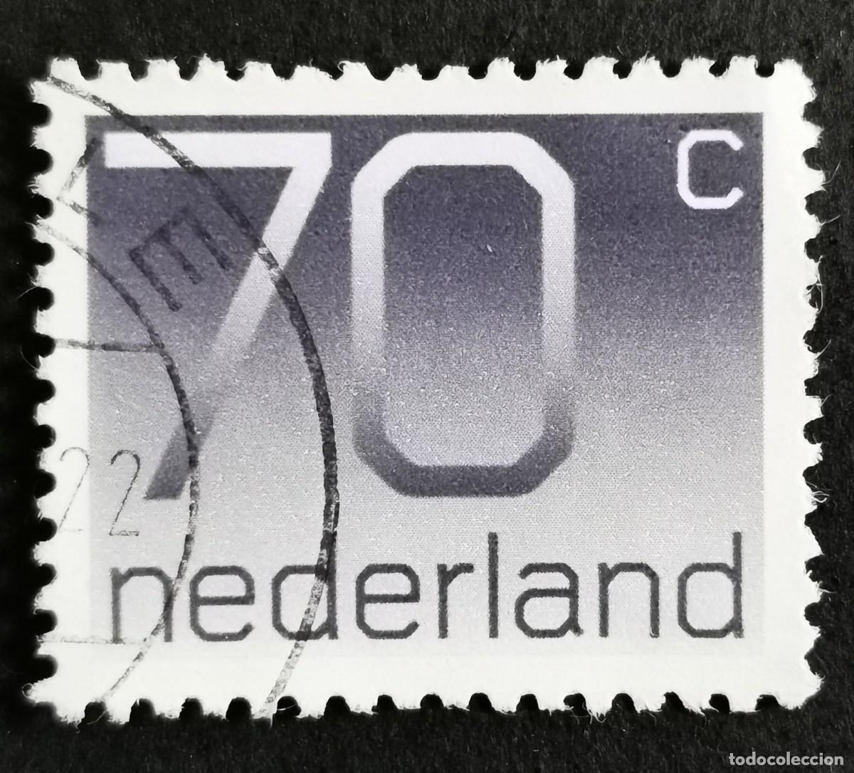 Sellos: Sello Pa&iacute;ses Bajos 1991, Tipo num&eacute;rico 'Crouwel', 70 c. Michel: NL 1415A