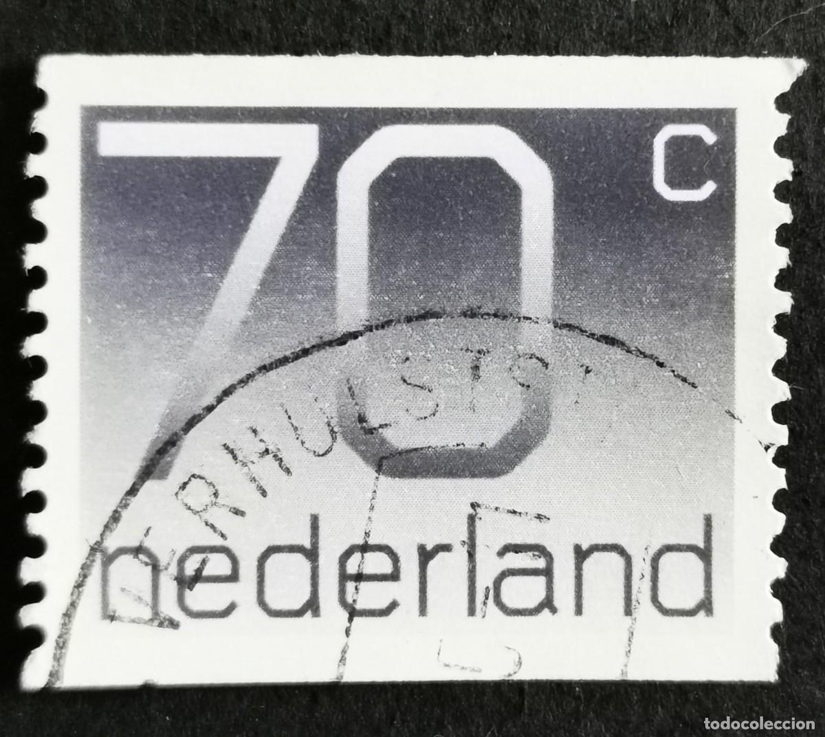 Sellos: Sello Pa&iacute;ses Bajos 1991, Tipo num&eacute;rico 'Crouwel'- Bobina, 70 c. Michel: NL 1415C
