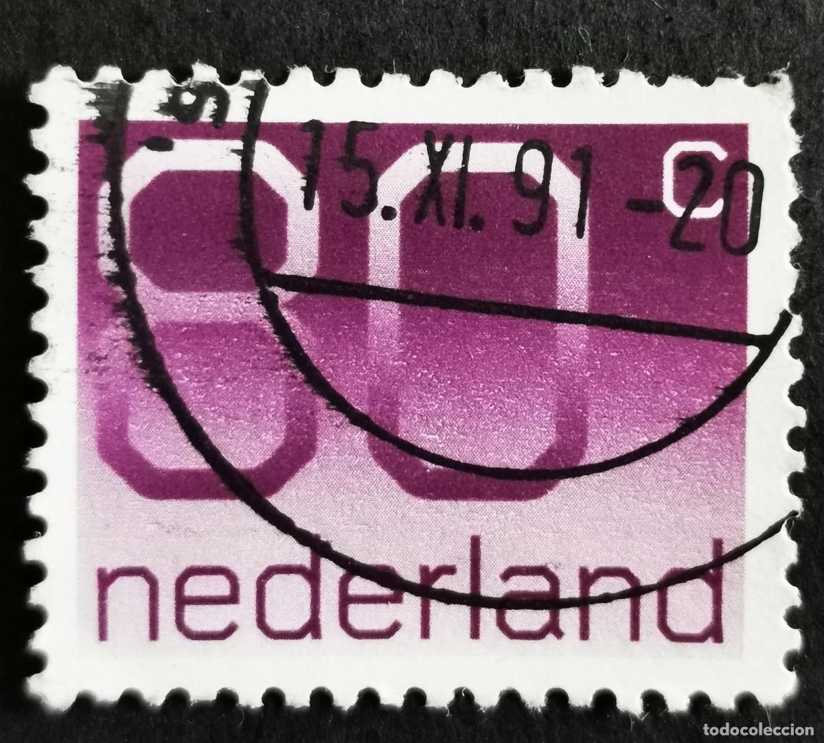Sellos: Sello Pa&iacute;ses Bajos 1991, Tipo num&eacute;rico 'Crouwel', 80 c. Michel: NL 1416A
