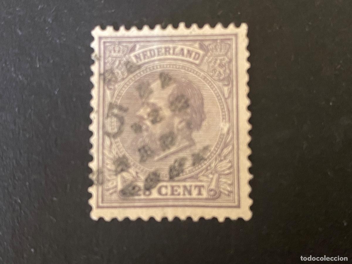 Sellos: Holanda 1872 sello antiguo - Foto 1