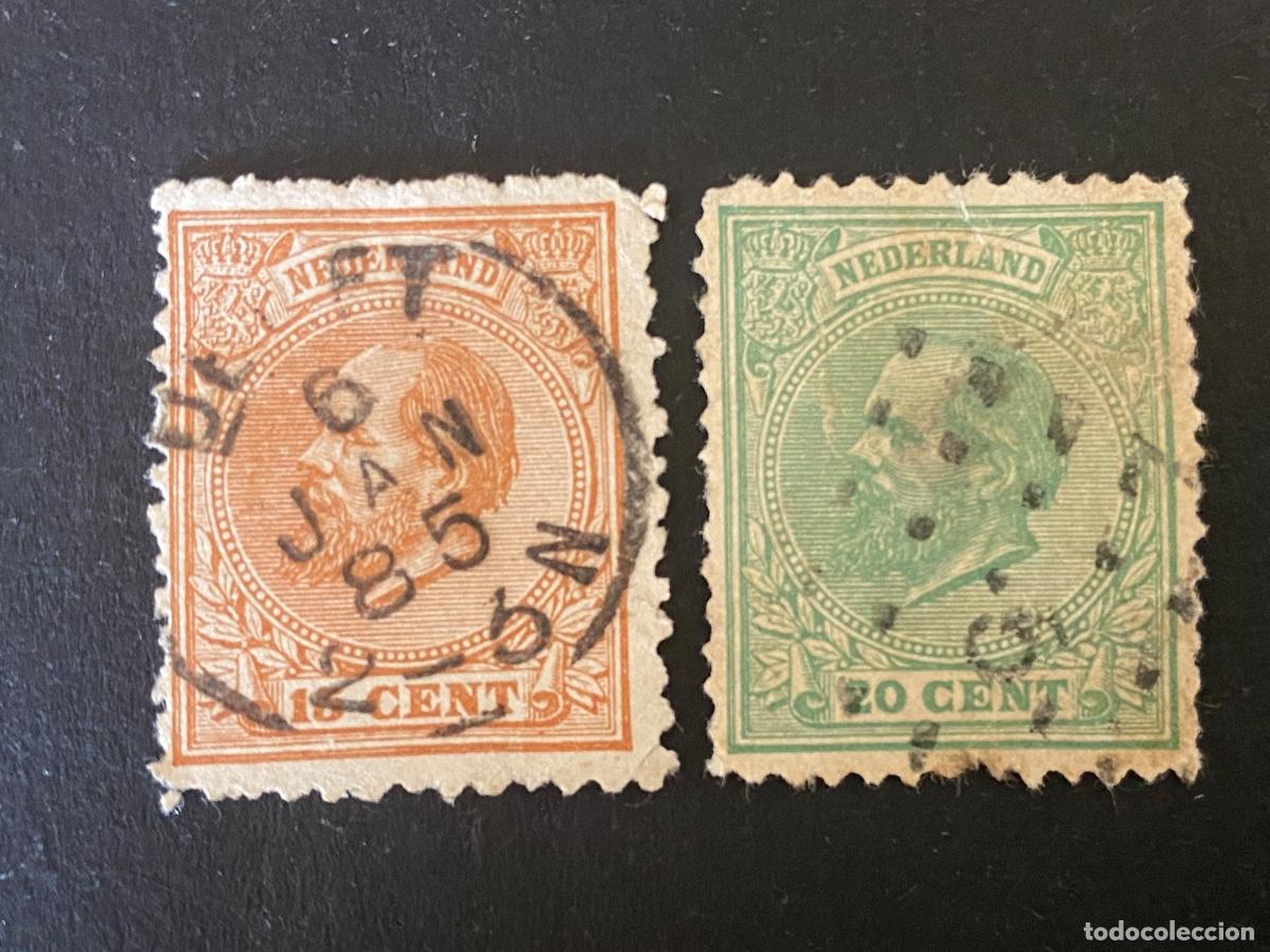 Briefmarken: Holanda 1872 sellos antiguos