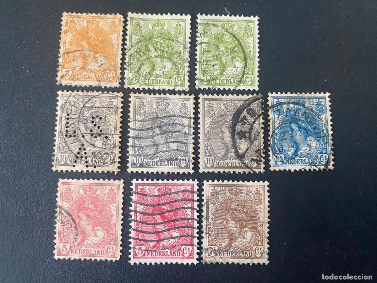 Sellos: Holanda 1899 sellos antiguos