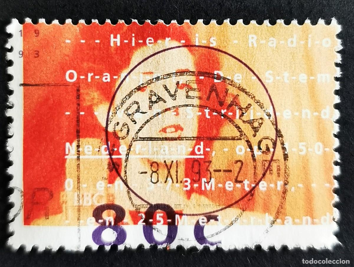 Sellos: Sello Pa&iacute;ses Bajos 1993, Jettie Bantzinger-Pearl (Locutor), 80 c. Michel: NL 1477