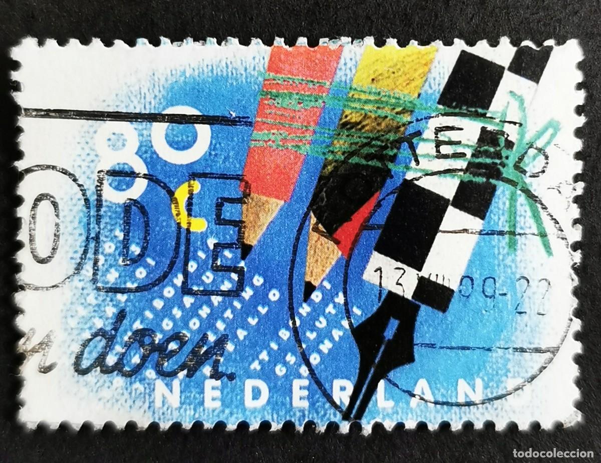 Sellos: Sello Pa&iacute;ses Bajos 1993, Bol&iacute;grafos y l&aacute;pices, 80 c. Michel: NL 1488A