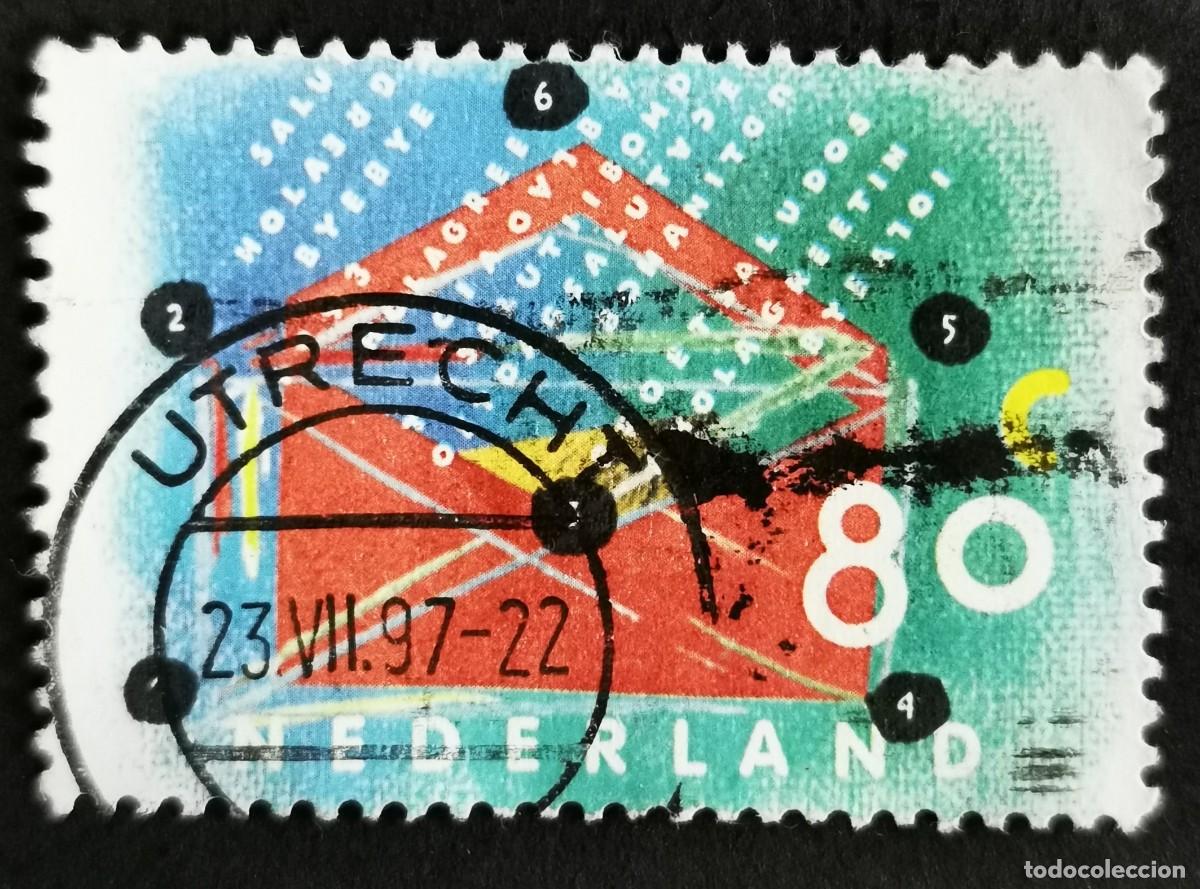 Sellos: Sello Pa&iacute;ses Bajos 1993, Sobre, 80 c. Michel: NL 1489A