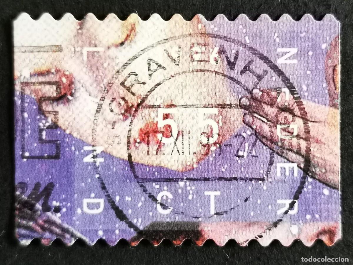 Sellos: Sello Pa&iacute;ses Bajos 1996, Rostro y mano de mujer, 55 c. Michel: NL 1601