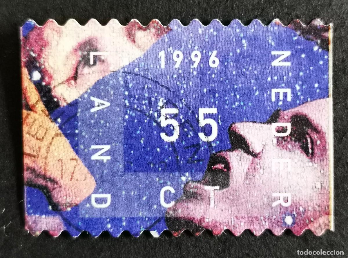 Sellos: Sello Pa&iacute;ses Bajos 1996, Los ojos de una mujer y los gritos de un hombre, 55 c. Michel: NL 1602