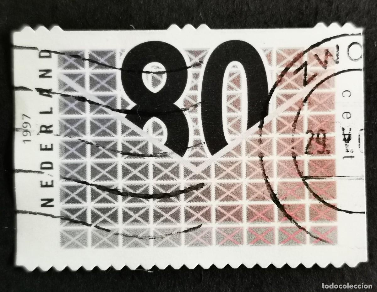 Briefmarken: Sello Pa&iacute;ses Bajos 1997, Letras estilizadas, 80 c. Michel: NL 1603