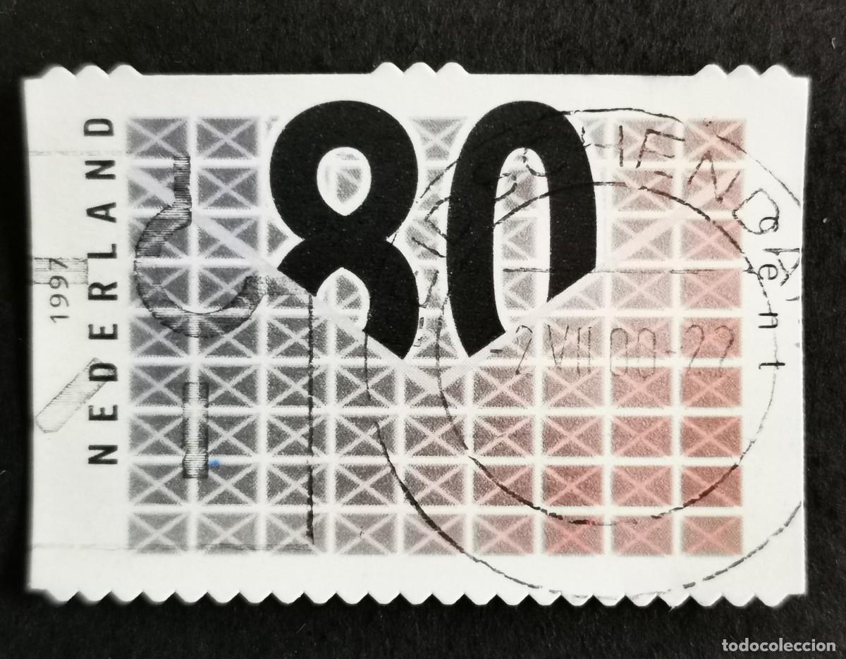 Francobolli: Sello Pa&iacute;ses Bajos 1997, Letras estilizadas, 80 c. Michel: NL 1603