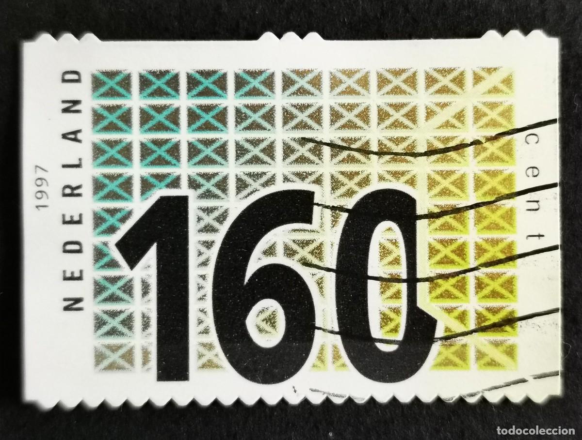 Francobolli: Sello Pa&iacute;ses Bajos 1997, Letras estilizadas, 160 c. Michel: NL 1604