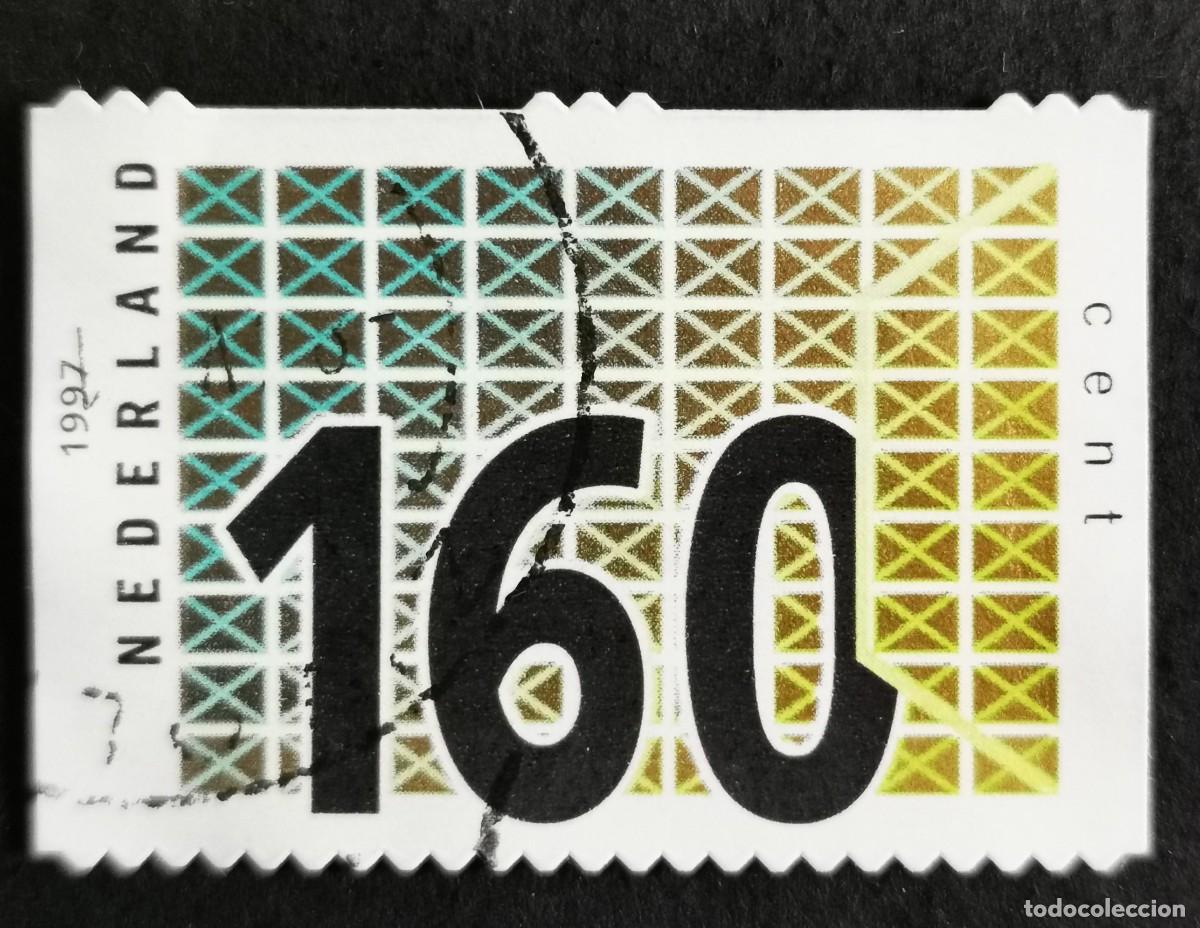 Francobolli: Sello Pa&iacute;ses Bajos 1997, Letras estilizadas, 160 c. Michel: NL 1604