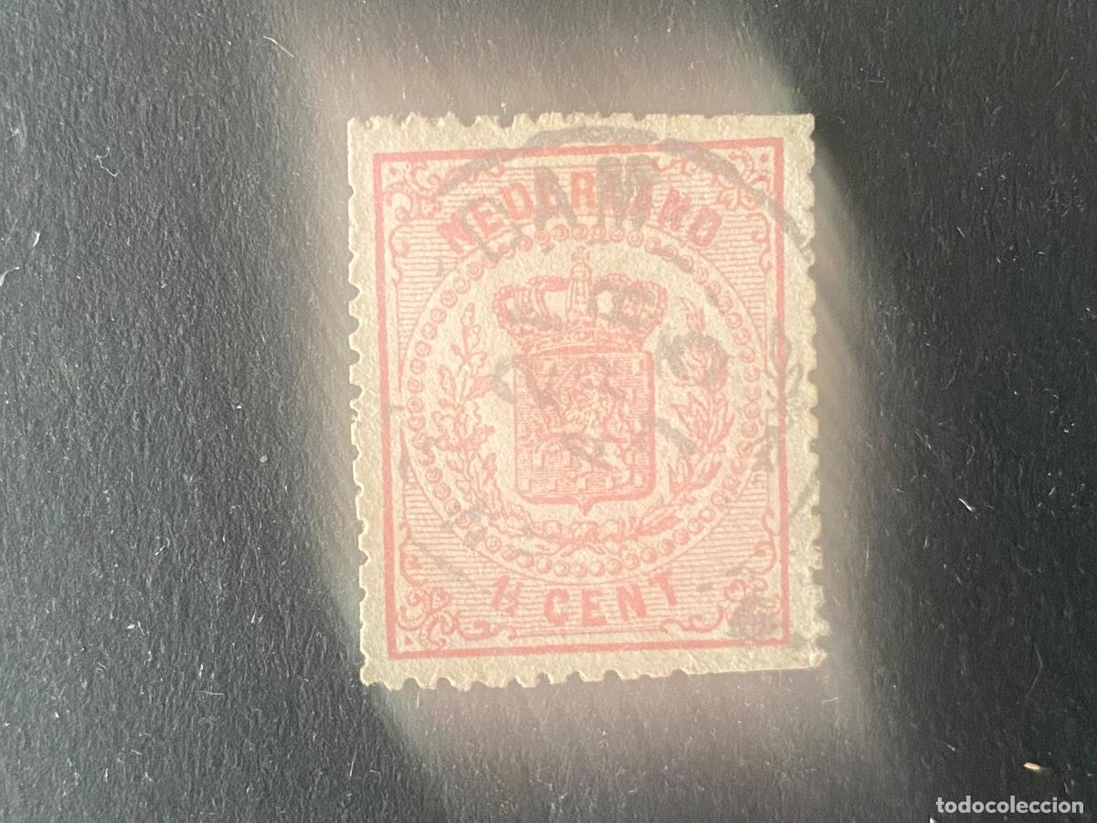Selos: Holanda 1869 sello antiguo, alto valor