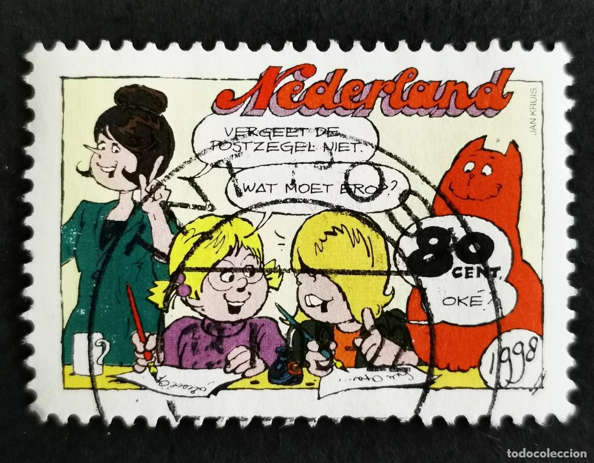 Sellos: Sello Pa&iacute;ses Bajos 1998, Jack, Jacky y los Juniors: escribiendo una carta, 80 c. Michel: NL 1678x