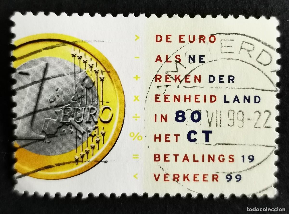 Sellos: Sello Pa&iacute;ses Bajos 1999, Introducci&oacute;n del euro (moneda europea), 80 c. Michel: NL 1704
