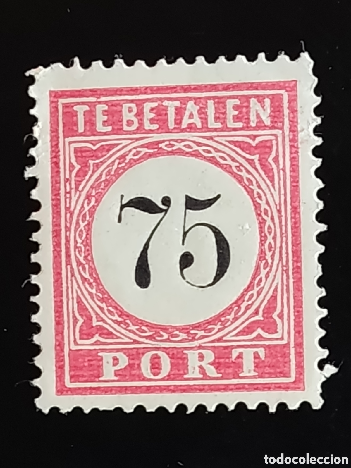 Sellos: Sello Tasa Indias Neerlandesas 1882 75c Tipo I Dentado 13&frac14;x13 NVPH P13 MNH Alto valor