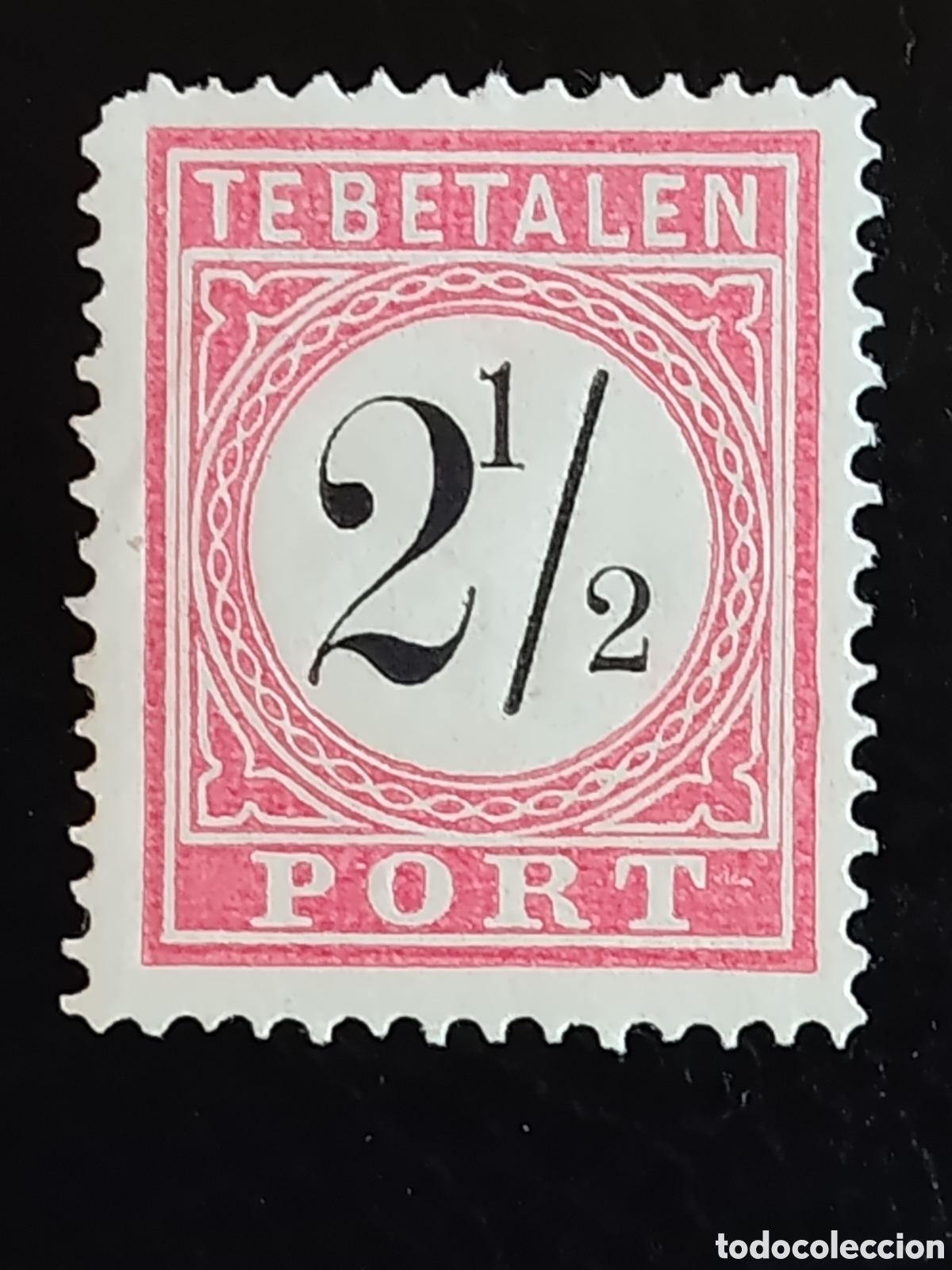 Francobolli: Sello Tasa Indias Neerlandesas 1882 2&frac12;c Tipo II Dentado 13&frac14;x13 NVPH P5 MNH