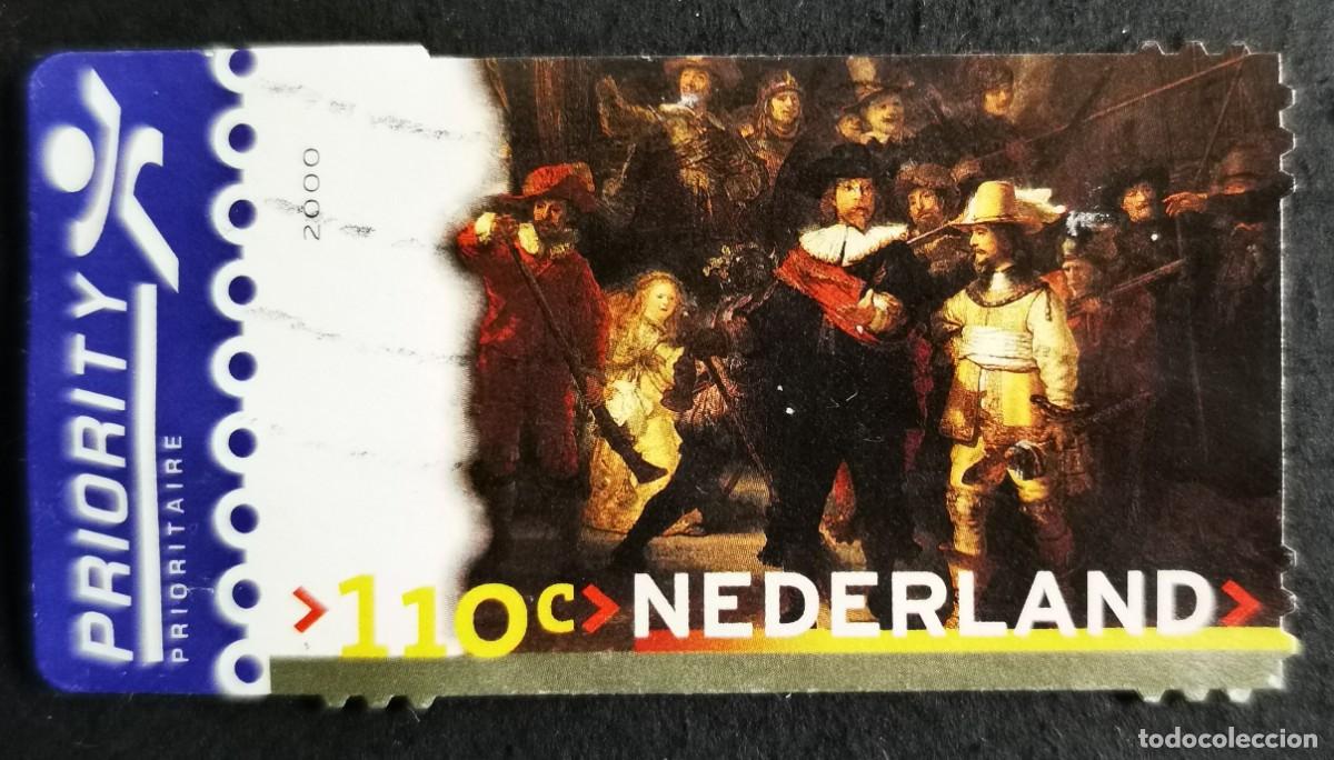Briefmarken: Sello Pa&iacute;ses Bajos 2000, &rdquo;La ronda de noche&rdquo; (Rembrandt), 110 c. Michel: NL 1805BA