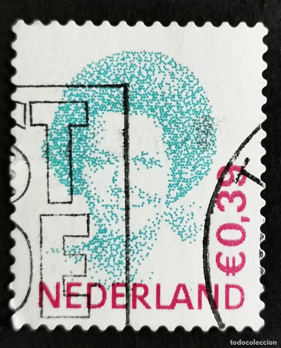 Selos: Sello Pa&iacute;ses Bajos 2002, Reina Beatriz (1938-), Tipo 'Inversi&oacute;n' Troquela, 0,39 &euro;. Michel: NL 1961
