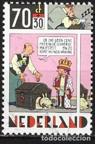Briefmarken: Holanda 1984 - Mi 1262 - YT 1232 - c&oacute;mic : El rey y el perro