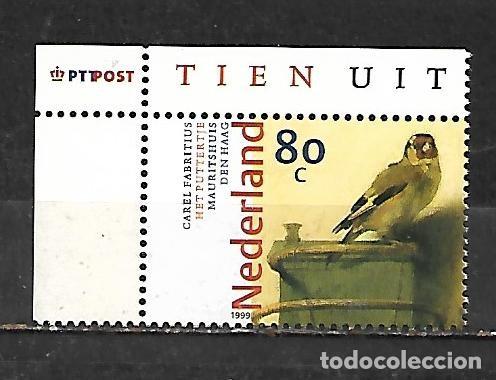 Stamps: 1999: Pintura holandesa del siglo XVII - &rdquo;La cardelina&rdquo;. Carel Fabritius (MNH**)