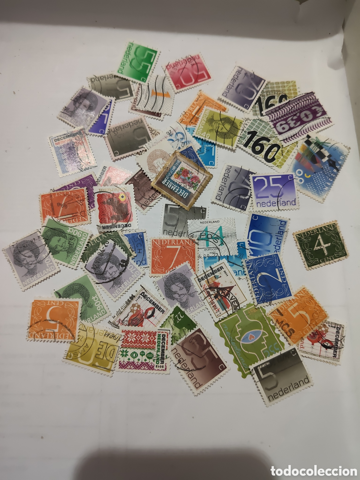 Sellos: 55 sellos variados de Holanda - Foto 1