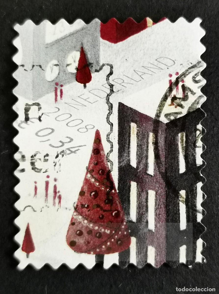 Sellos: Sello Pa&iacute;ses Bajos 2008, &Aacute;rbol y plano, 0,34 &euro;. Michel: NL 2626