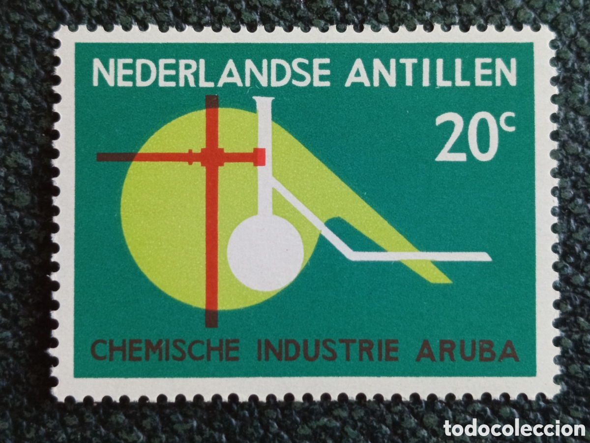 Sellos: Antillas Neerlandesas 1963 Industria Quimica MNH (Scott #285 / NVPH #344)
