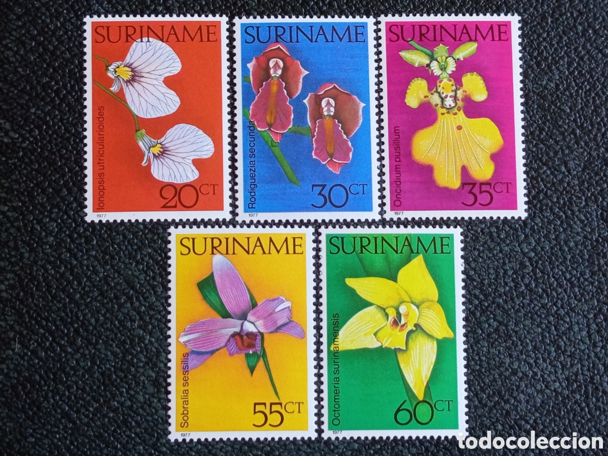 Sellos: Orqu&iacute;deas Flora Completa MNH Cat Scott #460-464