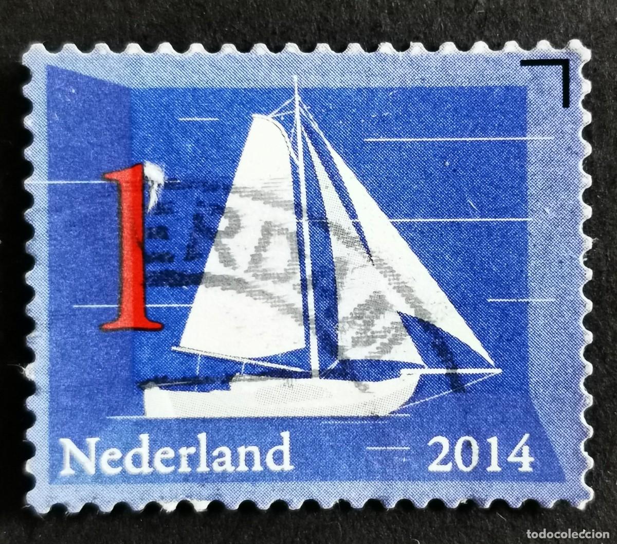 Sellos: Sello Pa&iacute;ses Bajos 2014, Iconos holandeses: Velero, 1 &ordm; - Sin Valor Facial, Michel: NL 3194