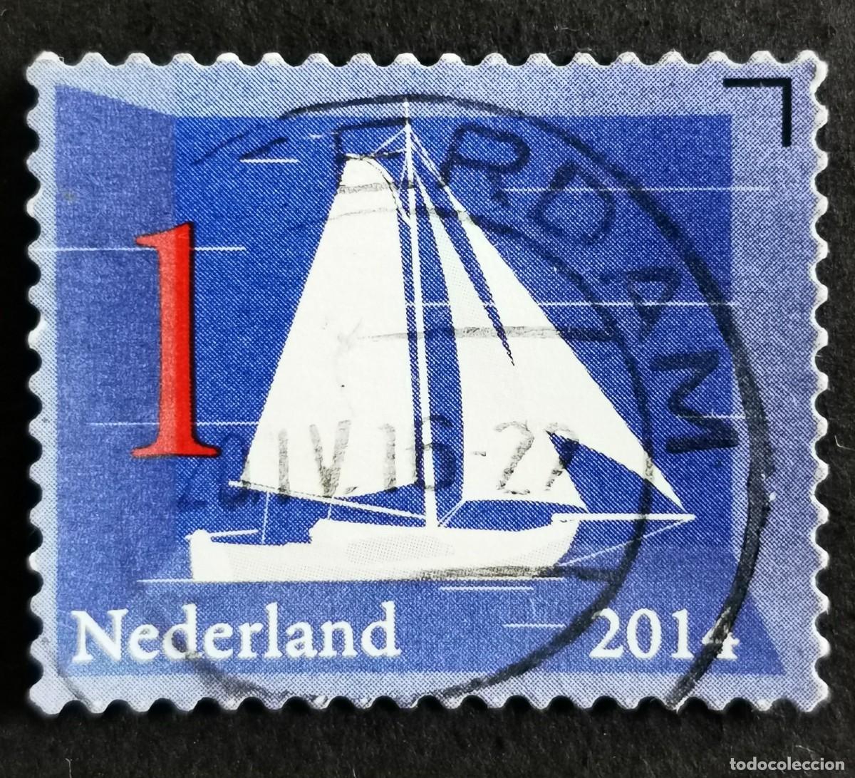 Sellos: Sello Pa&iacute;ses Bajos 2014, Iconos holandeses: Velero, 1 &ordm; - Sin Valor Facial, Michel: NL 3194