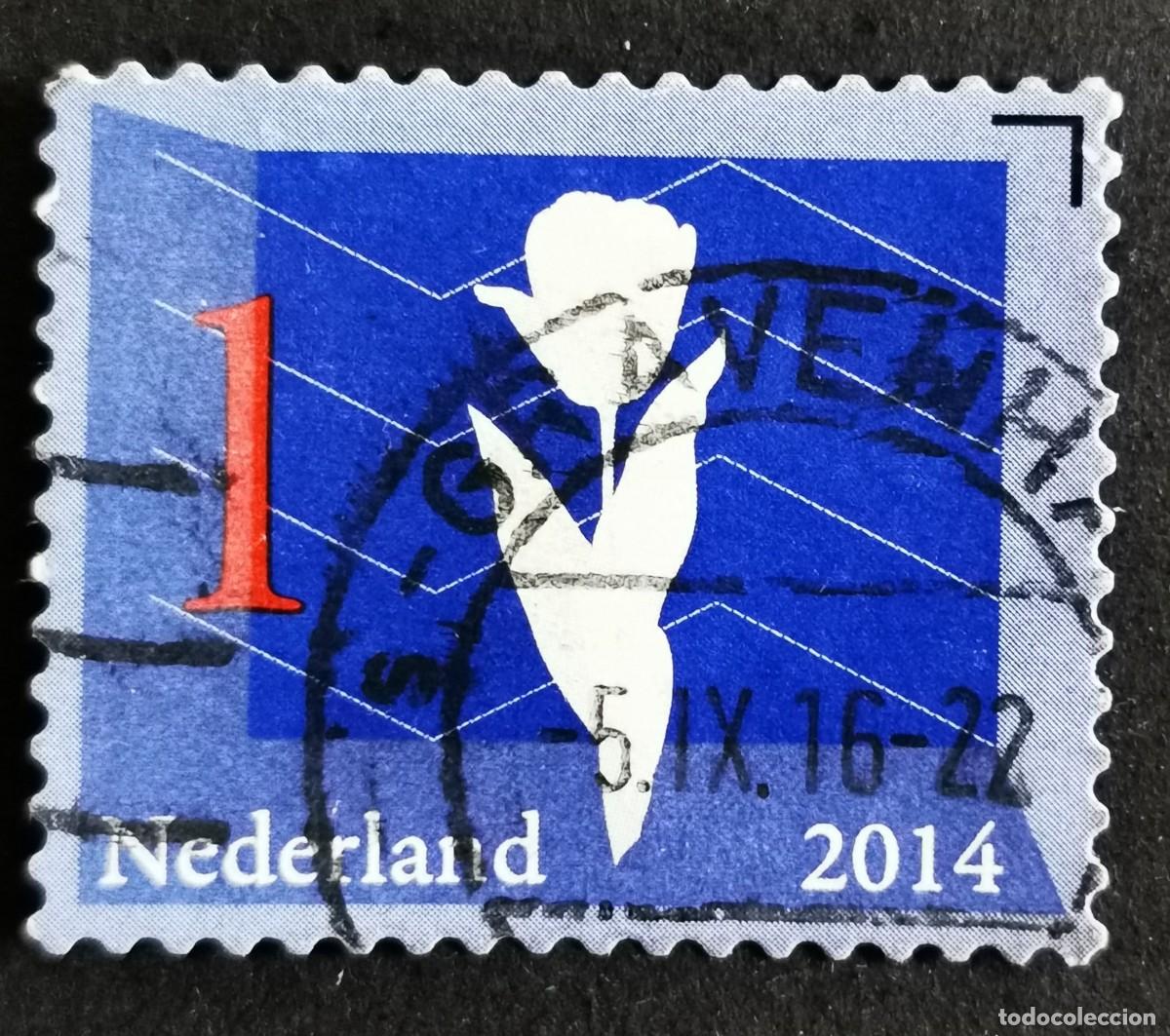 Sellos: Sello Pa&iacute;ses Bajos 2014, Iconos holandeses: Tulip&aacute;n, 1 &ordm; - Sin Valor Facial, Michel: NL 3201,