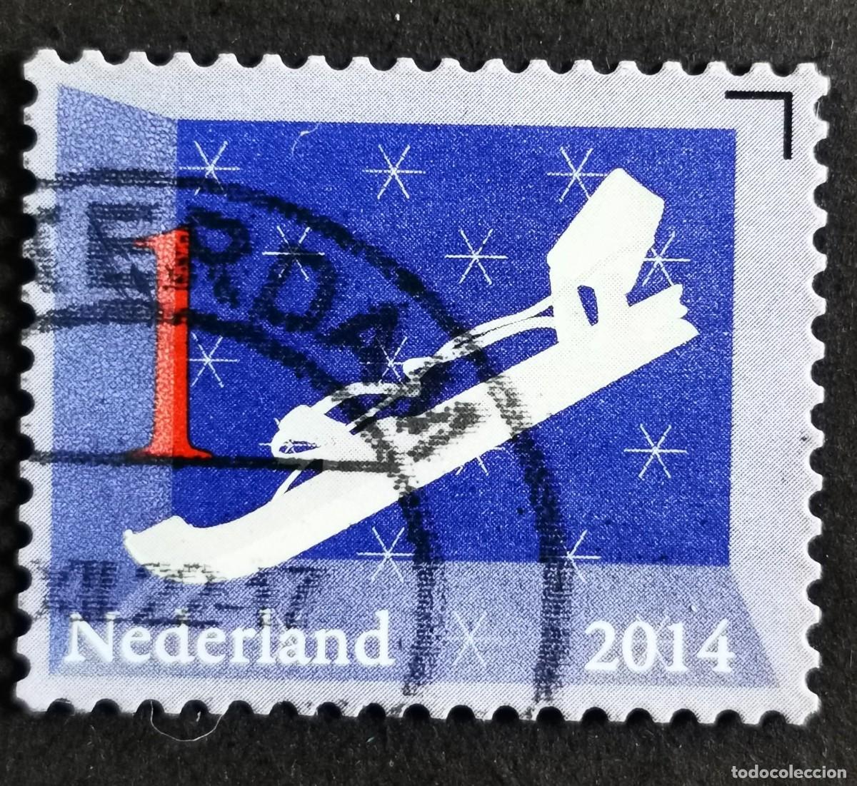 Sellos: Sello Pa&iacute;ses Bajos 2014, Iconos holandeses: Patines, 1 &ordm; - Sin Valor Facial, Michel: NL 3202,