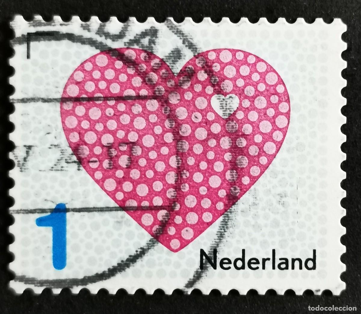 Sellos: Sello Pa&iacute;ses Bajos 2015, Amar, 1 &ordm; - Sin Valor Facial, Michel: NL 3356