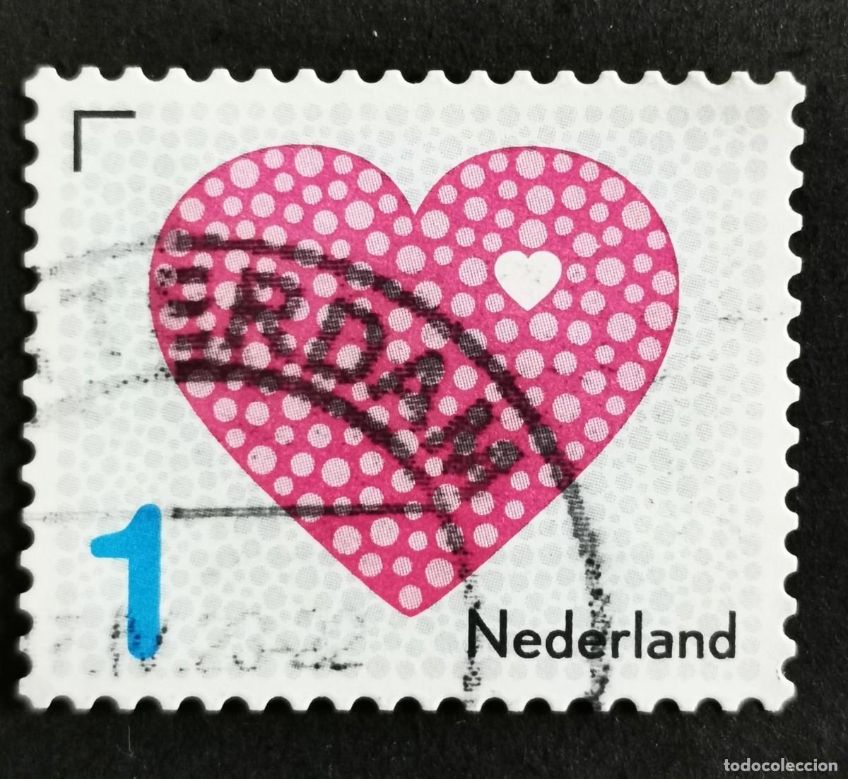 Sellos: Sello Pa&iacute;ses Bajos 2015, Amar, 1 &ordm; - Sin Valor Facial, Michel: NL 3356